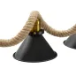 Lampa wisząca CUP/ROPE 5-punktowa 130x20x80 cm